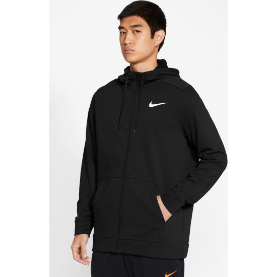 Nike Training Ανδρικό Φούτερ Ζακέτα Dri-Fit με Κουκούλα και Τσέπες Μαύρη CZ6376-010 Nike Training Ανδρικό Φούτερ Ζακέτα Dri-Fit με Κουκούλα και Τσέπες Μαύρη CZ6376-010