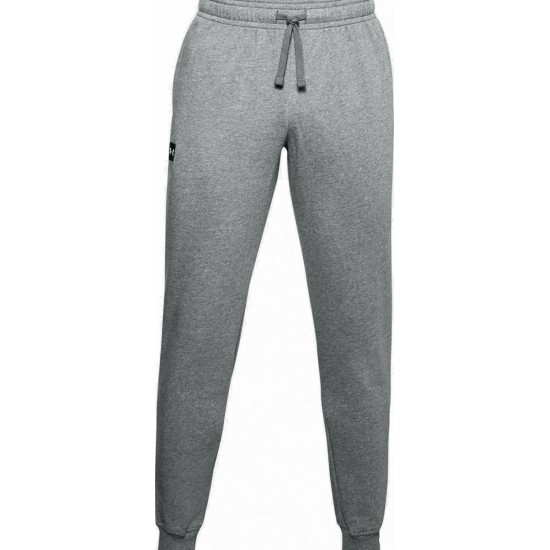 Under Armour Rival Παντελόνι Φόρμας με Λάστιχο Fleece Γκρι 1357128-012 Under Armour Rival Παντελόνι Φόρμας με Λάστιχο Fleece Γκρι 1357128-012