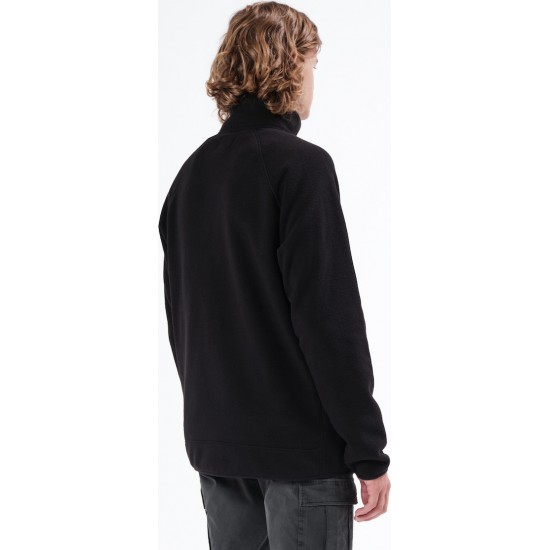 Emerson 212.EM29.109-black Ανδρική Ζακέτα Fleece με Φερμουάρ Μαύρη Emerson 212.EM29.109-black Ανδρική Ζακέτα Fleece με Φερμουάρ Μαύρη