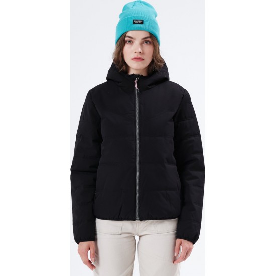 Emerson 212.EW10.18-black Κοντό Γυναικείο Puffer Μπουφάν Αδιάβροχο και Αντιανεμικό για Χειμώνα Μαύρο Emerson 212.EW10.18-black Κοντό Γυναικείο Puffer Μπουφάν Αδιάβροχο και Αντιανεμικό για Χειμώνα Μαύρο