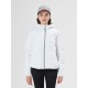Emerson 212.EW10.18-white Κοντό Γυναικείο Puffer Μπουφάν Αδιάβροχο και Αντιανεμικό για Χειμώνα Λευκό