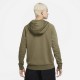 Nike Essential Γυναικείο Φούτερ με Κουκούλα Χακί BV4124-222 Nike Essential Γυναικείο Φούτερ με Κουκούλα Χακί BV4124-222
