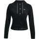 Under Armour Rival Γυναικείο Φούτερ με Κουκούλα Μαύρο 1365844-001