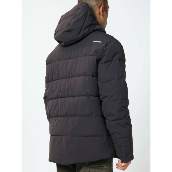 Emerson 202.EM10.15-ebony Ανδρικό Μπουφάν Puffer Αδιάβροχο για Χειμώνα