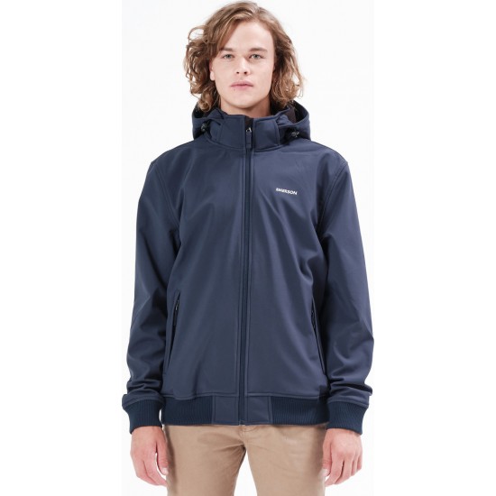 Emerson 212.EM11.08-bd navy blue Ανδρικό Μπουφάν Softshell
