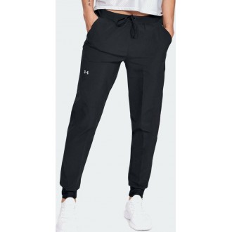Under Armour Ψηλόμεσο Παντελόνι Γυναικείας Φόρμας με Λάστιχο Μαύρο 1348447-001