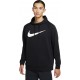 Nike Training Ανδρικό Φούτερ Dri-Fit με Κουκούλα και Τσέπες Fleece Μαύρο CZ2425-010