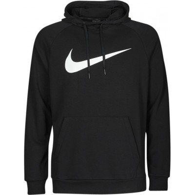 Nike Training Ανδρικό Φούτερ Dri-Fit με Κουκούλα και Τσέπες Fleece Μαύρο CZ2425-010