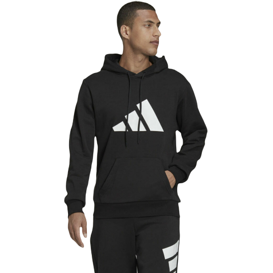 Adidas Sportswear Future Icons Ανδρικό Φούτερ με Κουκούλα και Τσέπες Μαύρο H39801