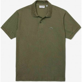 Lacoste Ανδρική Μπλούζα Polo Κοντομάνικη Χακί L1212-316