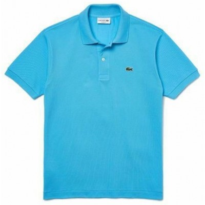 Lacoste Ανδρική Μπλούζα Polo Κοντομάνικη Γαλάζια L1212-QMR