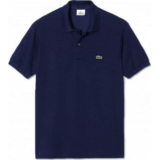 Lacoste Ανδρική Μπλούζα Polo Κοντομάνικη Navy Μπλε L1212-166