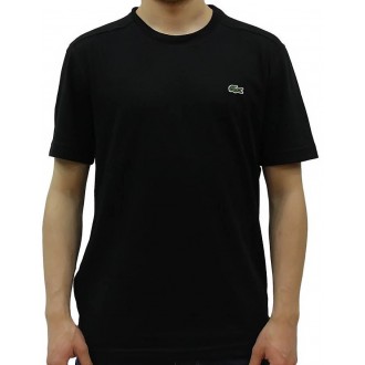 Lacoste Technical Jersey Αθλητικό Ανδρικό T-shirt Μαύρο Μονόχρωμο TH7618-031