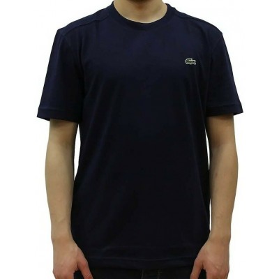 Lacoste Technical Jersey Αθλητικό Ανδρικό T-shirt Navy Μπλε Μονόχρωμο TH7618-166 Lacoste Technical Jersey Αθλητικό Ανδρικό T-shirt Navy Μπλε Μονόχρωμο TH7618-166