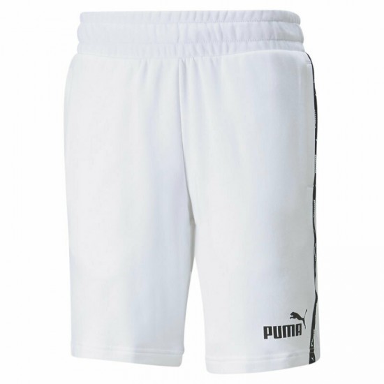 Puma Αθλητική Ανδρική Βερμούδα Λευκή 847387-02 Puma Αθλητική Ανδρική Βερμούδα Λευκή 847387-02
