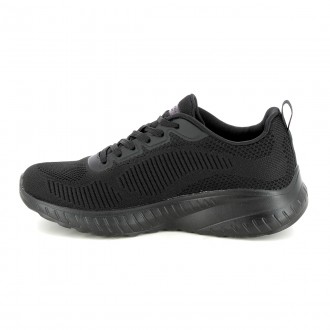 Skechers Bobs Squad Chaos Γυναικεία Sneakers Μαύρα 117209-BBK