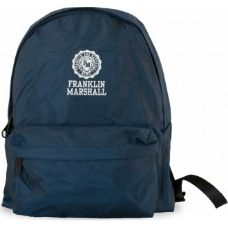 Franklin & Marshall Canvas Υφασμάτινο Σακίδιο Πλάτης Μπλε JU3006.000.A0330 500