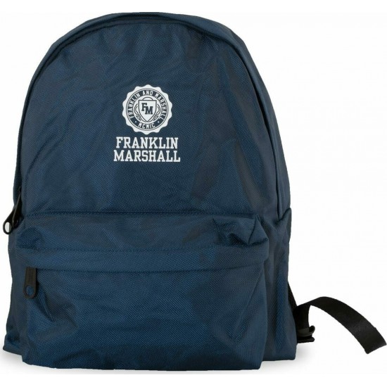 Franklin & Marshall Canvas Υφασμάτινο Σακίδιο Πλάτης Μπλε JU3006.000.A0330 500 Franklin & Marshall Canvas Υφασμάτινο Σακίδιο Πλάτης Μπλε JU3006.000.A0330 500