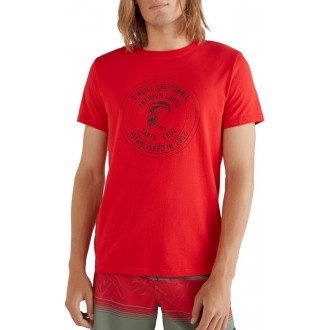 O'neill Explore Ανδρικό T-shirt Κόκκινο με Στάμπα 2850046-13017 O'neill Explore Ανδρικό T-shirt Κόκκινο με Στάμπα 2850046-13017