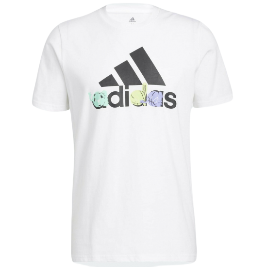 Adidas Ανδρικό T-shirt Λευκό με Λογότυπο HE4838