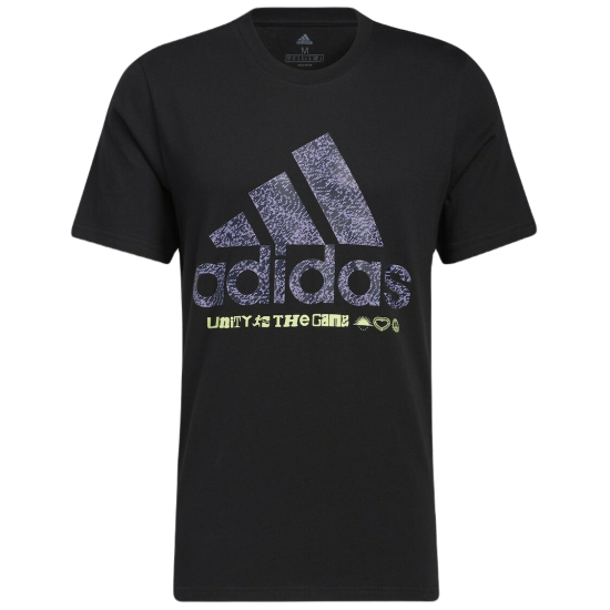 Adidas Play For Unity Ανδρικό T-shirt Μαύρο με Λογότυπο HE4805