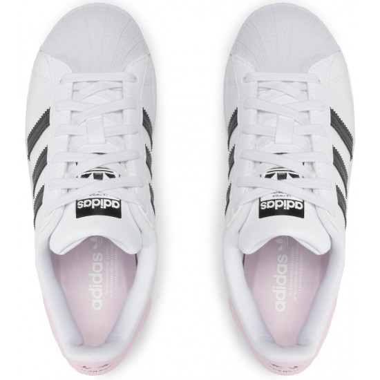 Adidas Παιδικά Sneakers Superstar J για Κορίτσι Λευκά GY9320