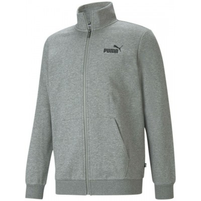 Puma Essentials Ανδρική Φούτερ Ζακέτα με Τσέπες Heather Grey 586694-03