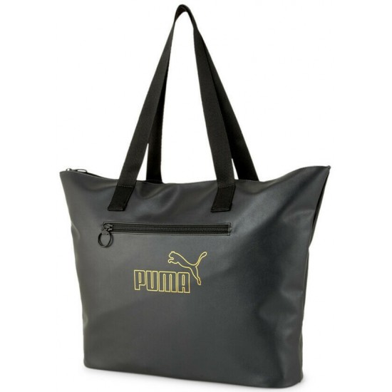 Puma Core Up Large Γυναικεία Τσάντα Shopper 'Ωμου σε Μαύρο χρώμα 079160-01