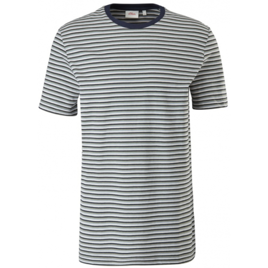 S-Oliver Ανδρικό T-Shirt Ριγέ 2113037 59g1 S-Oliver Ανδρικό T-Shirt Ριγέ 2113037 59g1