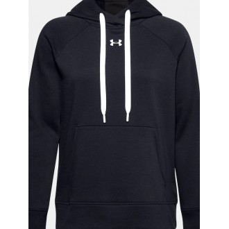 Under Armour Rival Γυναικείο Φούτερ με Κουκούλα Μαύρο 1356317-001