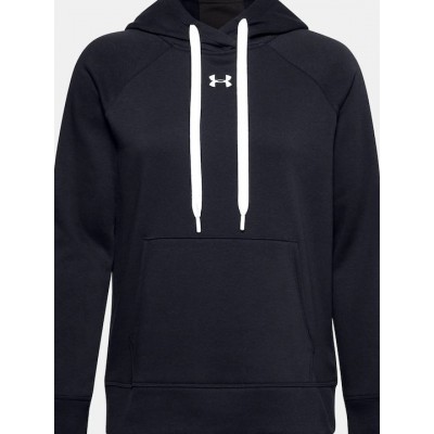 Under Armour Rival Γυναικείο Φούτερ με Κουκούλα Μαύρο 1356317-001 Under Armour Rival Γυναικείο Φούτερ με Κουκούλα Μαύρο 1356317-001