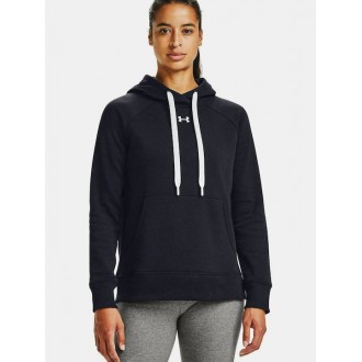 Under Armour Rival Γυναικείο Φούτερ με Κουκούλα Μαύρο 1356317-001 Under Armour Rival Γυναικείο Φούτερ με Κουκούλα Μαύρο 1356317-001