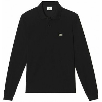 Lacoste Ανδρική Μπλούζα Polo Μακρυμάνικη Μαύρη L1312-00-031