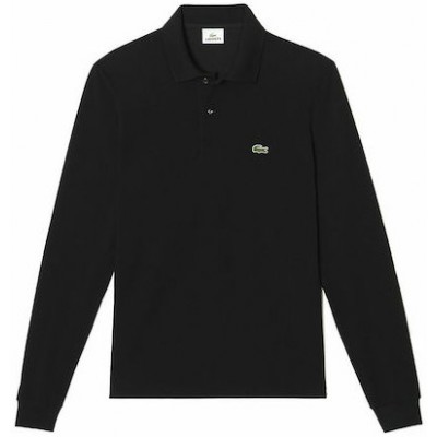 Lacoste Ανδρική Μπλούζα Polo Μακρυμάνικη Μαύρη L1312-00-031 Lacoste Ανδρική Μπλούζα Polo Μακρυμάνικη Μαύρη L1312-00-031