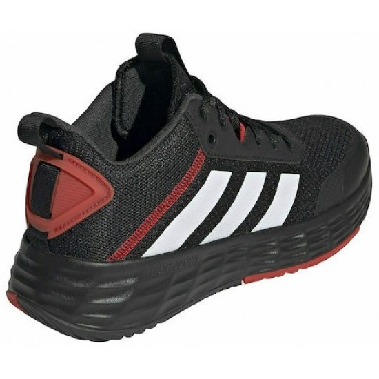 Adidas Ownthegame 2.0 Χαμηλά Μπασκετικά Παπούτσια Μαύρα H00471
