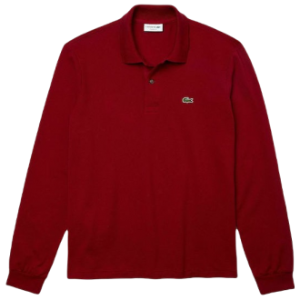 Lacoste Ανδρική Μπλούζα Polo Μακρυμάνικη L1312 00 476 BORDEAUX