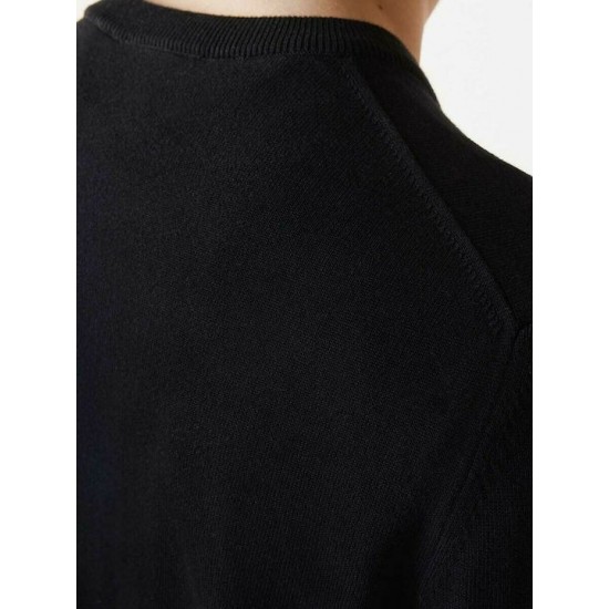 Lacoste Ανδρικό Πουλόβερ Μακρυμάνικο Μαύρο AH1985 00 031 Lacoste Ανδρικό Πουλόβερ Μακρυμάνικο Μαύρο AH1985 00 031