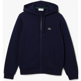 Lacoste Ανδρική Φούτερ Ζακέτα με Κουκούλα και Τσέπες Navy Μπλε SH9626-166 Lacoste Ανδρική Φούτερ Ζακέτα με Κουκούλα και Τσέπες Navy Μπλε SH9626-166