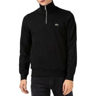Lacoste Ανδρικό Φούτερ με Τσέπες Μαύρο SH1927 00 031