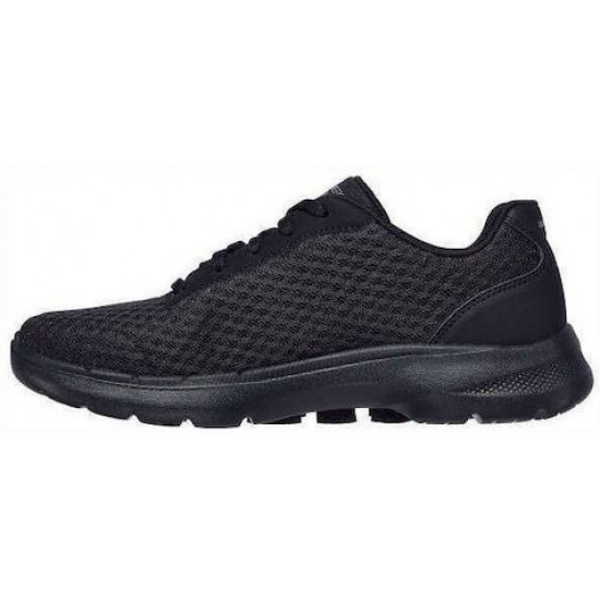 Skechers Go Walk 6 Iconic Vision Γυναικείο Sneaker Μαύρο 124514-BBK