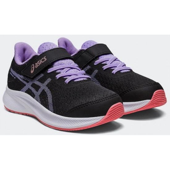 ASICS Αθλητικά Παιδικά Παπούτσια Running Patriot 13 Μαύρα 1014A264-004 ASICS Αθλητικά Παιδικά Παπούτσια Running Patriot 13 Μαύρα 1014A264-004