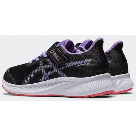 ASICS Αθλητικά Παιδικά Παπούτσια Running Patriot 13 Μαύρα 1014A264-004 ASICS Αθλητικά Παιδικά Παπούτσια Running Patriot 13 Μαύρα 1014A264-004