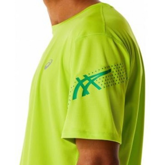 ASICS Icon Αθλητικό Ανδρικό T-shirt Πράσινο 2011C734 302