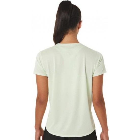 ASICS Γυναικείο T-shirt Πράσινο με Στάμπα 2012C335-305