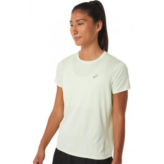 ASICS Γυναικείο T-shirt Πράσινο με Στάμπα 2012C335-305