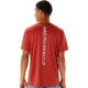 ASICS Ανδρικό T-shirt Πορτοκαλί με Στάμπα 2011C757-600 ASICS Ανδρικό T-shirt Πορτοκαλί με Στάμπα 2011C757-600