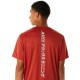 ASICS Ανδρικό T-shirt Πορτοκαλί με Στάμπα 2011C757-600 ASICS Ανδρικό T-shirt Πορτοκαλί με Στάμπα 2011C757-600