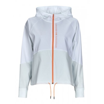 Under Armour Γυναικείο Αθλητικό Μπουφάν Αντιανεμικό Λευκό 1369889-100