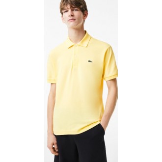 Lacoste Ανδρική Μπλούζα Polo Κοντομάνικη Κίτρινη L1212-107