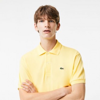 Lacoste Ανδρική Μπλούζα Polo Κοντομάνικη Κίτρινη L1212-107 Lacoste Ανδρική Μπλούζα Polo Κοντομάνικη Κίτρινη L1212-107